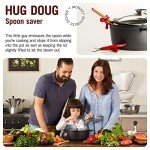 Hug Doug Spoon Saver: Silicone Spoon Rest & Holder