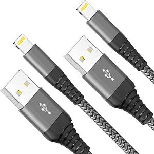 Ofuca Extra Long 10FT Lightning Charger Cable 2-Pack