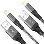 Ofuca Extra Long 10FT Lightning Charger Cable 2-Pack