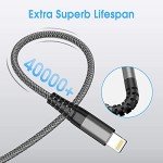 Ofuca Extra Long 10FT Lightning Charger Cable 2-Pack