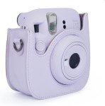 Riosin Mini 12 Leather Camera Case - Lilac