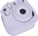 Riosin Mini 12 Leather Camera Case - Lilac