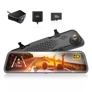 WOLFBOX G840S 12" 4K Dash Cam & Mirror