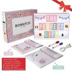 Pink LED Cinema Light Box with 400 Letters & Emojis