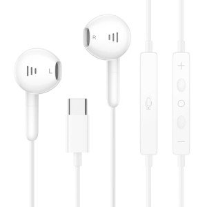 USB-C Hi-Fi Stereo Earbuds with Mic & Control