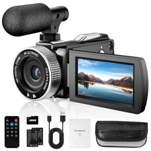 Vmotal 4K Video Camera for Vlogging and Photography