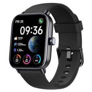 Alexa-Enabled Smart Watch with Touch Screen & Health Tracker