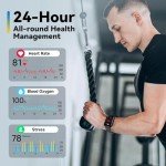 Alexa-Enabled Smart Watch with Touch Screen & Health Tracker