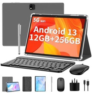 10-Inch QDDQ Android 13 Tablet with Keyboard