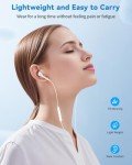Dual Pack USB-C Wired In-Ear Headphones with Mic
