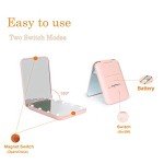 Kintion LED Pocket Makeup Mirror, 1X/3X Magnification
