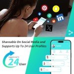 Smart Digital Body Weight Scale with 21 Data Points