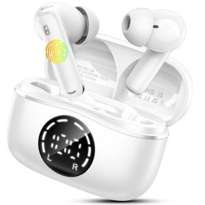 Bluetooth 5.4 Wireless Earbuds with Noise Cancelling