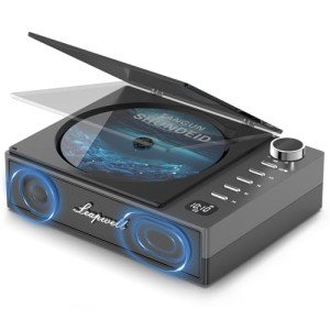 Leapwell Bluetooth Portable CD Player with Speakers