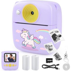 Kids Digital Camera with Instant Photo Printer
