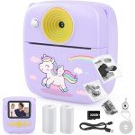 Kids Digital Camera with Instant Photo Printer