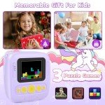 Kids Digital Camera with Instant Photo Printer