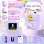 Kids Digital Camera with Instant Photo Printer