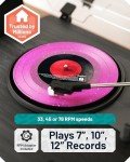 Bluetooth Vinyl Record Player with Speakers & AUX