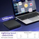 5-in-1 Portable Blu-ray Drive with USB Type-C