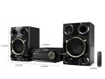 Roxel Roar Mini Hi-Fi System with Bluetooth & USB