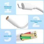 2-Pack iPhone Headphone Jack Adapter for Audio