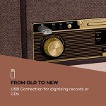 Auna Belle Epoque 1912 Retro Vinyl Record Player