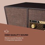 Auna Belle Epoque 1912 Retro Vinyl Record Player