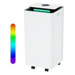 KioGro 12L Electric WIFI Dehumidifier with Lights