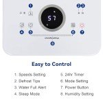 KioGro 12L Electric WIFI Dehumidifier with Lights