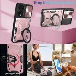 Honor 90/X7b Slim Case with Stand & Lens Protector