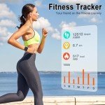 Pink Smart Watch with HD Touch Screen & Fitness Tracker