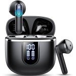 Bluetooth 5.4 Wireless Earbuds with Noise Cancelling Mic
