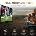 Aurzen Eazze D1 4K Smart Projector with Dolby Audio