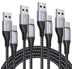 4-Pack Fast Charging USB C Cable Set