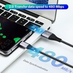 4-Pack Fast Charging USB C Cable Set