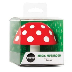 OTOTO Foldable Mushroom Kitchen Funnel for Jars