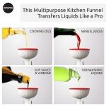 OTOTO Foldable Mushroom Kitchen Funnel for Jars