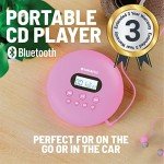 Oakcastle Bluetooth Rechargeable CD Player with Headphones