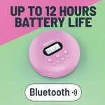 Oakcastle Bluetooth Rechargeable CD Player with Headphones