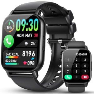 Smartwatch with HD Touch Screen and Fitness Tracker