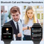 Smartwatch with HD Touch Screen and Fitness Tracker