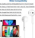 USB C Earphones with Mic and Volume Control