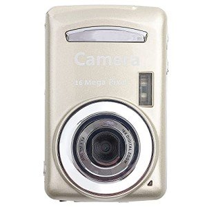 PUSOKEI 16MP Mini Pocket Digital Camera - Gold