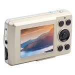 PUSOKEI 16MP Mini Pocket Digital Camera - Gold