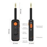 ZZOSRDR 2-in-1 Bluetooth 5.4 Audio Adapter