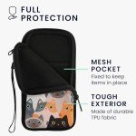 Neoprene Smartphone Sleeve - XL Cat Design