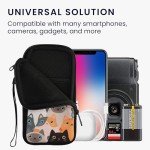 Neoprene Smartphone Sleeve - XL Cat Design