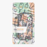 Neoprene Smartphone Sleeve - XL Cat Design