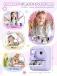 Instant Print Camera for Kids - Dual-Lens 1080P
